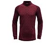 Dětské funkční tričko s merinem Devold Duo active s rolákem na zip port dlouhý rukáv