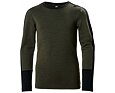 Juniorské termoprádlo Helly Hansen JR LIFA® Merino Midweight Base Layer set - utility green 2