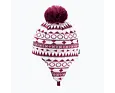 Dětská pletená čepice Kama BW23 WINDSTOPPER s merinem purpurová