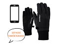 Dětské softshellové rukavice Ziener Lidealist GTX Touch Jr black - prstové