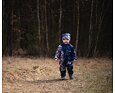 Dětská softshellová kombinéza Wamu s fleecem Lišky - tm. modrá 3