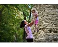 Juniorské UV tričko Little Angel Outlast® KR tenké Park - růžové 4