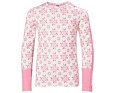 Juniorské termoprádlo Helly Hansen JR Graphic Lifa Merino set - sugar pink snowflake aop 10