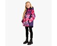 Juniorská lyžařská bunda Huppa Marita fuchsia pattern/ dark lilac 2