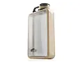 Odolná průhledná placatka GSI Outdoors Boulder Flask 177 ml - sand