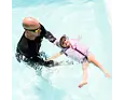 Dětská plovací vesta Splash About Go Splash Lilac Spring s bezpečnostním páskem 7