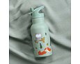 Dětská nerezová termo lahev A Little Lovely Company s brčkem 350 ml kamarádi z lesa 4