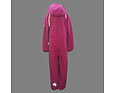 Dětská softshellová kombinéza Huppa Adal dark fuchsia/gray REFLEX s šedými koleny