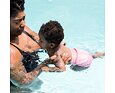 Dětské plenkové plavky Splash About Happy Nappy Pink Dotty 4