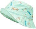 Dětský UV klobouk Playshoes Surfbus oboustranný - mint green