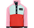 Dětská fleecová mikina Didriksons Monte half bu - light heather pink 9