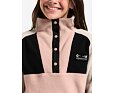 Dětská fleecová mikina Didriksons Yokto 1/2 BTN - vintage pink 7