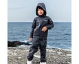 Dětské funkční kalhoty Didriksons Flox s „cordurou“ bez zateplení navy 3