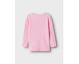 Dětské funkční tričko s merinem Name It Wang Small flowers dlouhý rukáv - coral blush 3