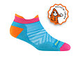 Nízké funkční ponožky s merinem Darn tough Run Ultra-Lightweight With Cushion - ocean