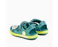 Dětské sandály Coqui Yogi jungle green / citrus + amulet astronaut 3