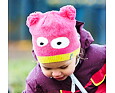 Dětská zimní čepice Color Kids, TIMBON, bright rose