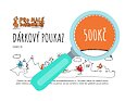 Dárkový poukaz Promaledobrodruhy.cz na 500 Kč