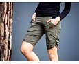 Dámské outdoorové kraťasy Drexiss khaki 3