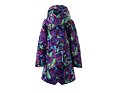 Dívčí zateplený kabát Huppa Janelle lilac pattern 2