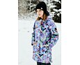 Dívčí zimní kabát Huppa Janelle lilac pattern 140g
