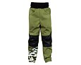 Dětské softshellové kalhoty Wamu Maskáč - khaki