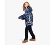 Dětská nepromokavá bunda Huppa Terrel zateplená navy pattern 40g 9
