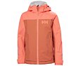 Juniorská nepromokavá bunda Helly Hansen JR Sogndal jacket terracotta