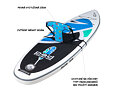 Univerzální sedačka pro paddleboard Yate MIDI hvězdice