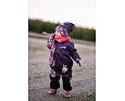 Dětská softshellová kombinéza Wamu s fleecem Sova - fialová 3