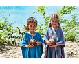 Dětské pončo Playshoes Mořský svět a Dětské pončo Playshoes Palmy