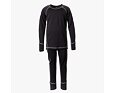 Dětské termoprádlo Huppa Ukko s merinem a bambusem dark gray 3