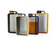 Odolná průhledná placatka GSI Outdoors Boulder Flask 177 ml - sand 3