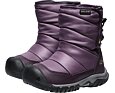 Dětské zimní boty Keen Puffrider WP sněhule - black plum/daiquiri green 9