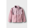 Dětská fleecová mikina Name It Minna teddy - keepsake lilac 4