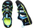 Dětské sandály KEEN Seacamp II CNX - black/brilliant blue 10