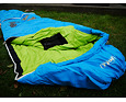 Dětský spací pytel Boll Patrol Lite atol modrý ROSTOUCÍ - levý (pro praváky) 13