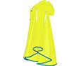 Dětské pončo do deště Playshoes neonově žluté 2