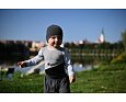 Little Angel Tepláky tenké Outlast® - tm.šedý melír 3