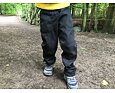 Dětské softshellové kalhoty Fantom s bambusem slim černé