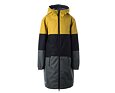 Dívčí nepromokavý kabát Huppa Hanka autumn gold/dark green
