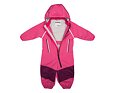 Dětská softshellová kombinéza Huppa Adal dark fuchsia/gray 4