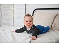 Dětské body Little Angel smyk DR obrázek Outlast® - tm. šedý melír 7