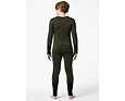 Juniorské termoprádlo Helly Hansen JR LIFA® Merino Midweight Base Layer set - utility green 7