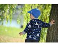Dětská UV kšiltovka Little Angel Outlast® tenká - modrý melír 2