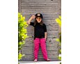 Dětské outdoorové kalhoty Drexiss pink 3