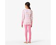 Juniorské termoprádlo Helly Hansen JR Graphic Lifa Merino set - sugar pink snowflake aop 2