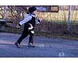 Dětské softshellové kalhoty Promaledobrodruhy Thin elast Dobrodruzi