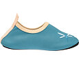 Dětské barefoot boty do vody Playshoes Flowers - petrol 12