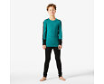 Juniorské termoprádlo Helly Hansen JR LIFA® Merino Midweight set - green